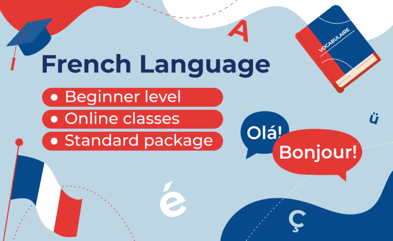 Learn French – Beginner – Online classes – Standard